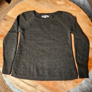 Green LOFT sweater XS